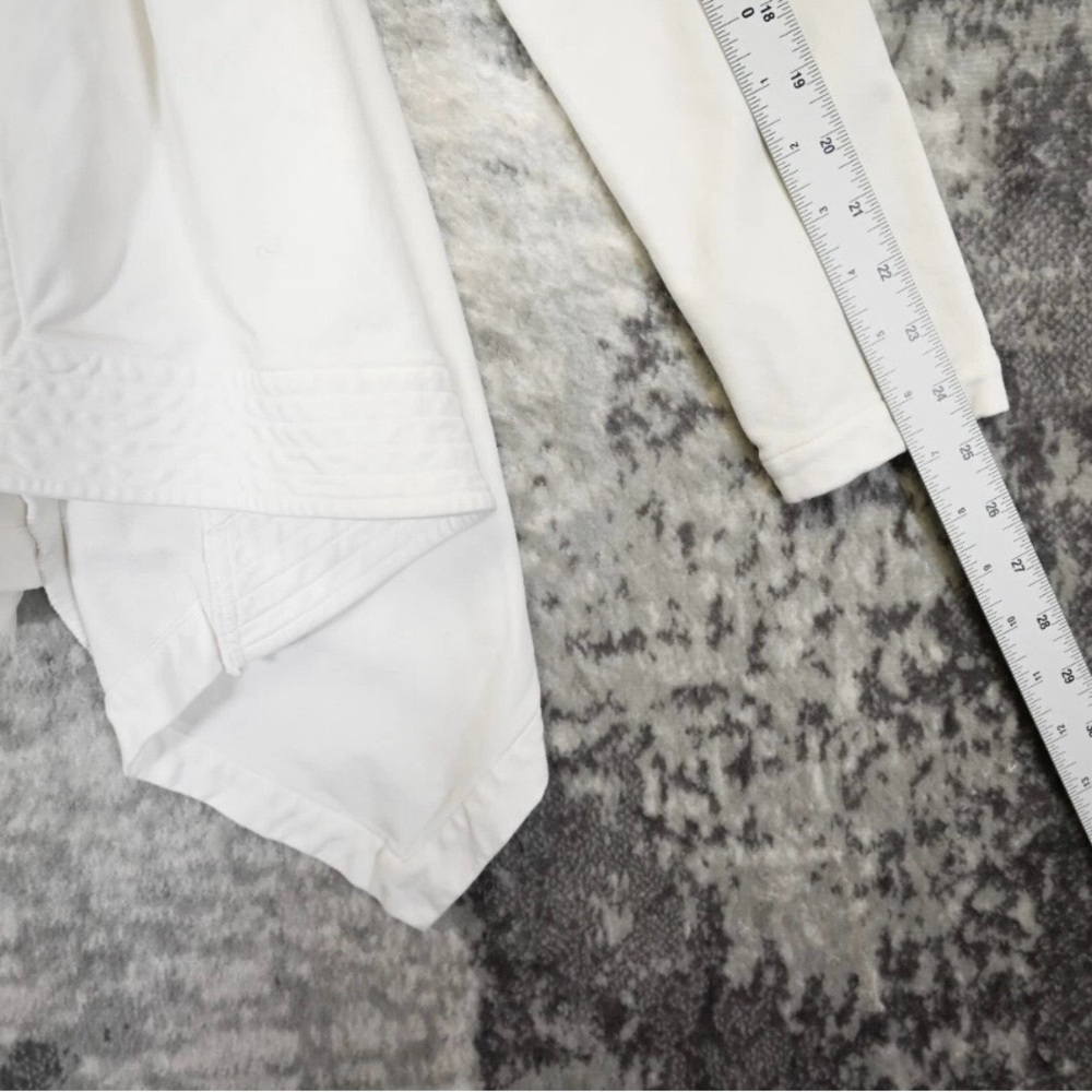 Peruvian Connection Jacket Womens White French Terry Hooded Waterfall M Medium - Picture 5 of 9